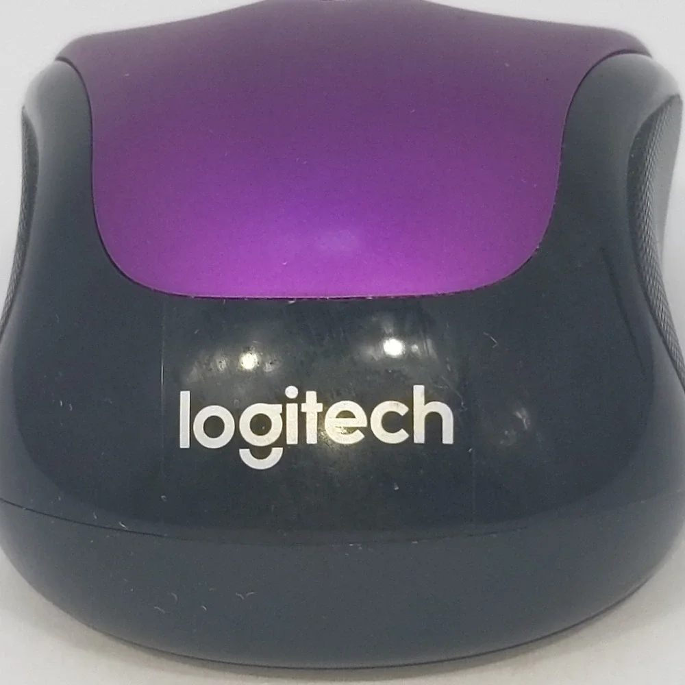 Logitech M325 Vivid Purple Violet Wireless Optical Mouse w/ Dongle